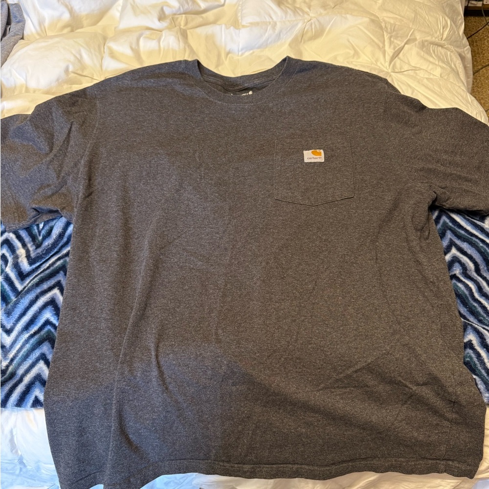 Carhartt Gray Pocket T-Shirt